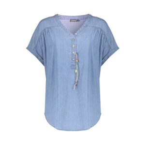 Geisha Top suze-bleached denim
