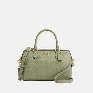 Rowan Satchel Bag In Signature Leather