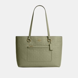 Station Tote Bag In Signature Leather