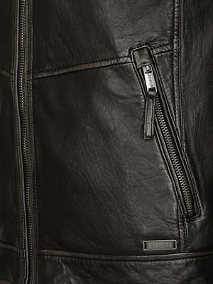 Mustang Lederjacke mit Kapuze 31020140