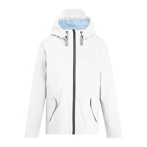 Regatta Dames/Dames Bayletta Grid Distress Waterdichte Jas (Wit)
