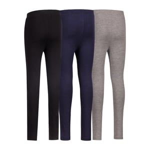 Trespass Meisjes Brinklie Legging (Set van 3) (Veelkleurig)