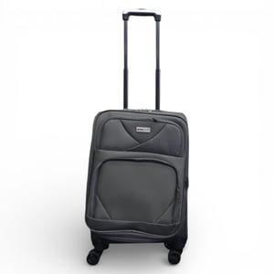 Softshell lichtgewicht grijs nylon 4-wiel reiskoffer Vakantie Cabin Koffer