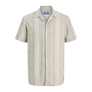 Jack & Jones Jprblusummer lin. blen dobby ss shirt sn dessin
