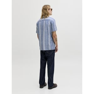Jack & Jones Jprblusummer lin. blen dobby ss shirt sn dessin