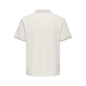 Only & Sons Onsaston reg ss frml resort polo ecru