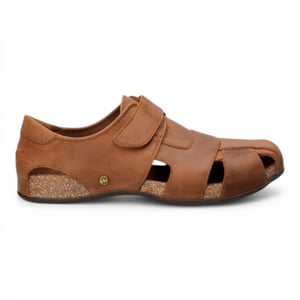 Panama Jack Fletcher Basics C5 Heren Bark Bruine Leren Sandals