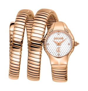Just Cavalli Women's Snake 316L Stainless Steel Watch