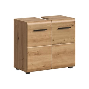 Furnilux Wasbekkenkast in artisan eik compacte opbergoplossing voor je badkamer