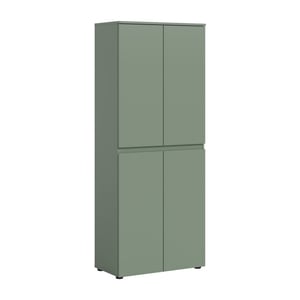Furnilux Universele kast in rookgroen 7 verstelbare planken en kledingstang 70x175x37