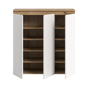 Furnilux Universele kast in en eik 8 verstelbare planken 105x111x37 cm -