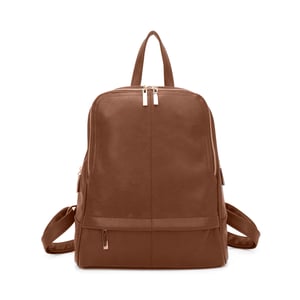 Women's Fashion Backpack With Anti Theft Zipper in Brown