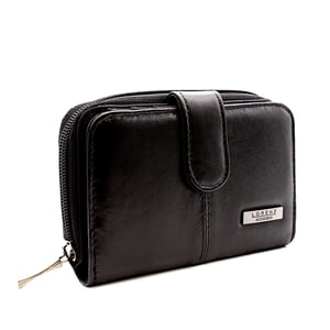 Women’s Genuine Leather Purse, RFID Wallet in Black