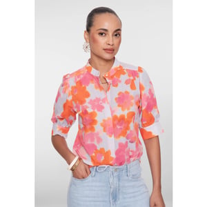 Geisha 63488-20 250 blouse orange/pink