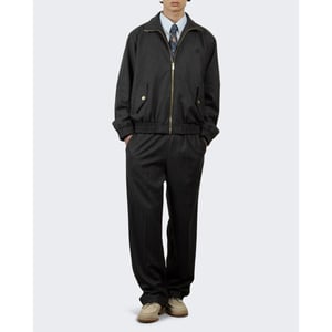 Drole De Monsieur Heren flanelle trackjacket grijs
