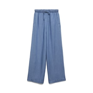 Vero Moda Vmbree hw long loose tencel pants ga blue denim