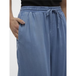 Vero Moda Vmbree hw long loose tencel pants ga blue denim