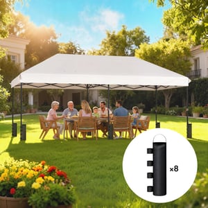 4goodz 8 stuks partytent verzwaring gewichten 5 kg per stuk/40 kg totaal