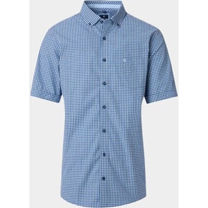 Redmond Overhemd korte mouw heren slub casual 251425990/10