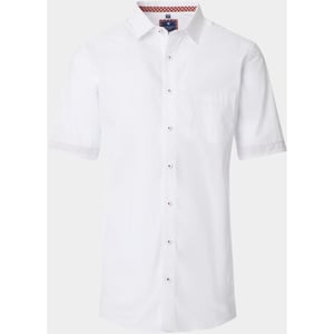 Redmond Overhemd korte mouw heren slub casual 251420990/0