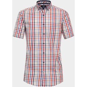 Redmond Overhemd korte mouw heren popline dobby 241070999/50