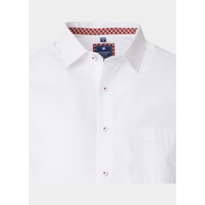 Redmond Overhemd korte mouw heren slub casual 251420990/0