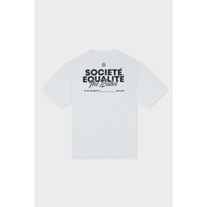 Equalité Equalité societé 2.0 oversized tee white