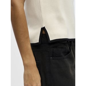 Object Objviva s/l re v-neck knit top noos