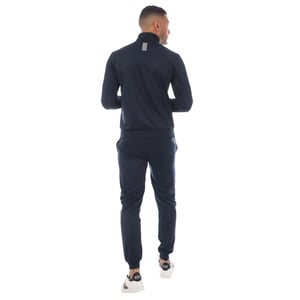 Emporio Armani Heren EA7 Tracksuit met volledige rits (Marine)