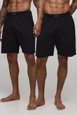 2 Pack Man Tonal Loungewear Shorts