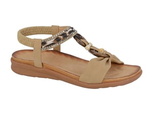 Cipriata Giovina Womens Slingback Sandals Beige