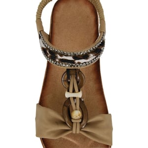 Cipriata Giovina Womens Slingback Sandals Beige