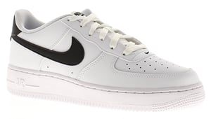 Nike Junior Boys Trainers Air Force 1 Bg Leather Lace Up white black