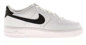 Nike Junior Boys Trainers Air Force 1 Bg Leather Lace Up white black