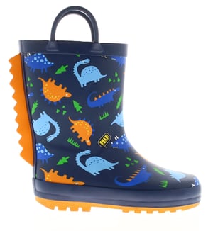 Dinosaur Hunters Childrens Wellies DH Rocky navy