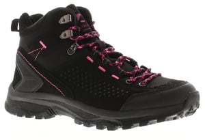 Womens Walking Boots Grebe Lace Up black