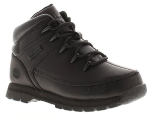 Timberland Younger Boys Boots Euro sprint leather black