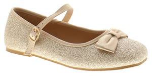 Princess Stardust Girls Shoes Party Glitter Hayley gold