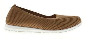 Platino Womens Flat Shoes Kitty Slip On khaki
