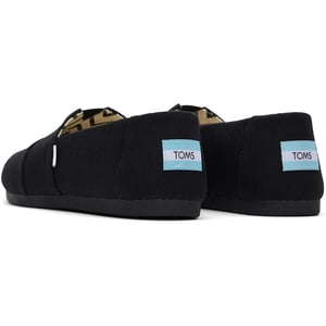 TOMS Alpargata Classic Bomullskvinnors Svarta Espadrillos