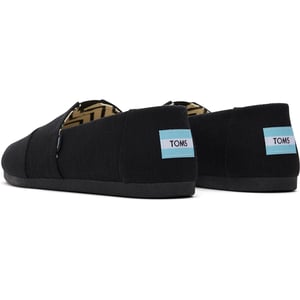 TOMS Alpargata Classic Bomull Herr Svarta Espadrillos