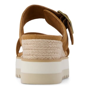 TOMS Diana Leren Dames Bruine Suiker Sandalen