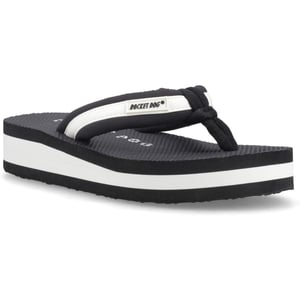 Rocket Dog Monica Nylon PU Textiel Dames Zwart/Off White Slippers