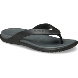 Crocs Coast Polyurethane Men's Black/Slate Grey Flip Flops