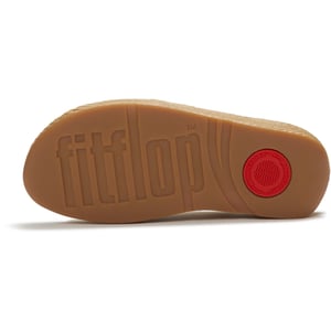 Fitflop Lulu Lux Graphic-Weave Suède Dames Cappuccino Sandalen