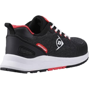 Dunlop T-Max Textiel Heren Zwart/Rood Veilige Sneakers