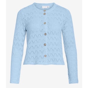 Vila Vicitra o-neck ls cardigantes licht