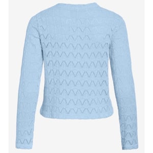Vila Vicitra o-neck ls cardigantes licht