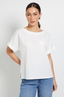 Textured Stripe Blouse