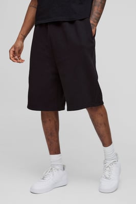 Tall Oversized Drop Crotch Basic Shorts